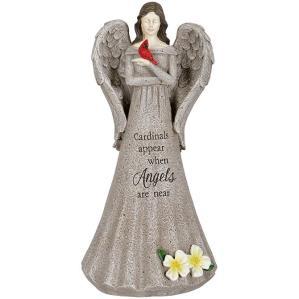 Angels Are Near Cardinal Memorial Statue – PIERSON'S FLOWER SHOP & GREENHOUSES INC, Cedar Rapids IA