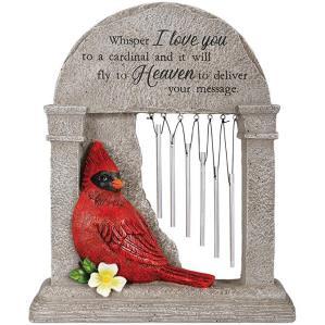Heaven Cardinal Memorial Garden Chime – PIERSON'S FLOWER SHOP & GREENHOUSES INC, Cedar Rapids IA