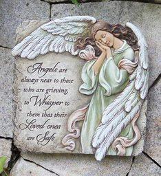 Memorial Angel Plaque