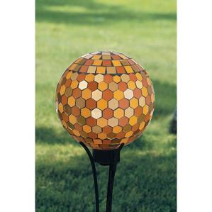 Honeycomb Gazing Ball – PIERSON'S FLOWER SHOP & GREENHOUSES INC, Cedar Rapids IA