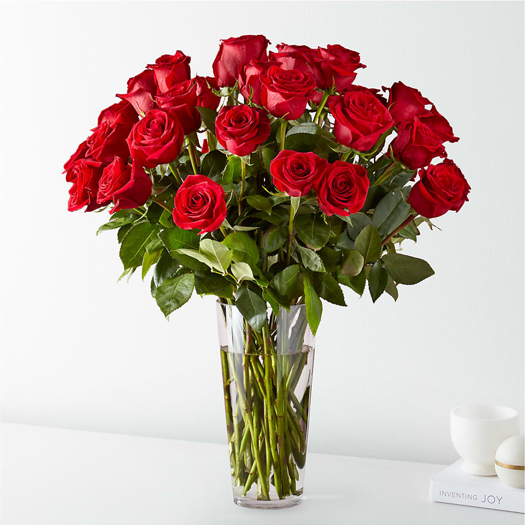 Long Stem Red Rose Bouquet – PIERSON'S FLOWER SHOP & GREENHOUSES INC, Cedar Rapids IA