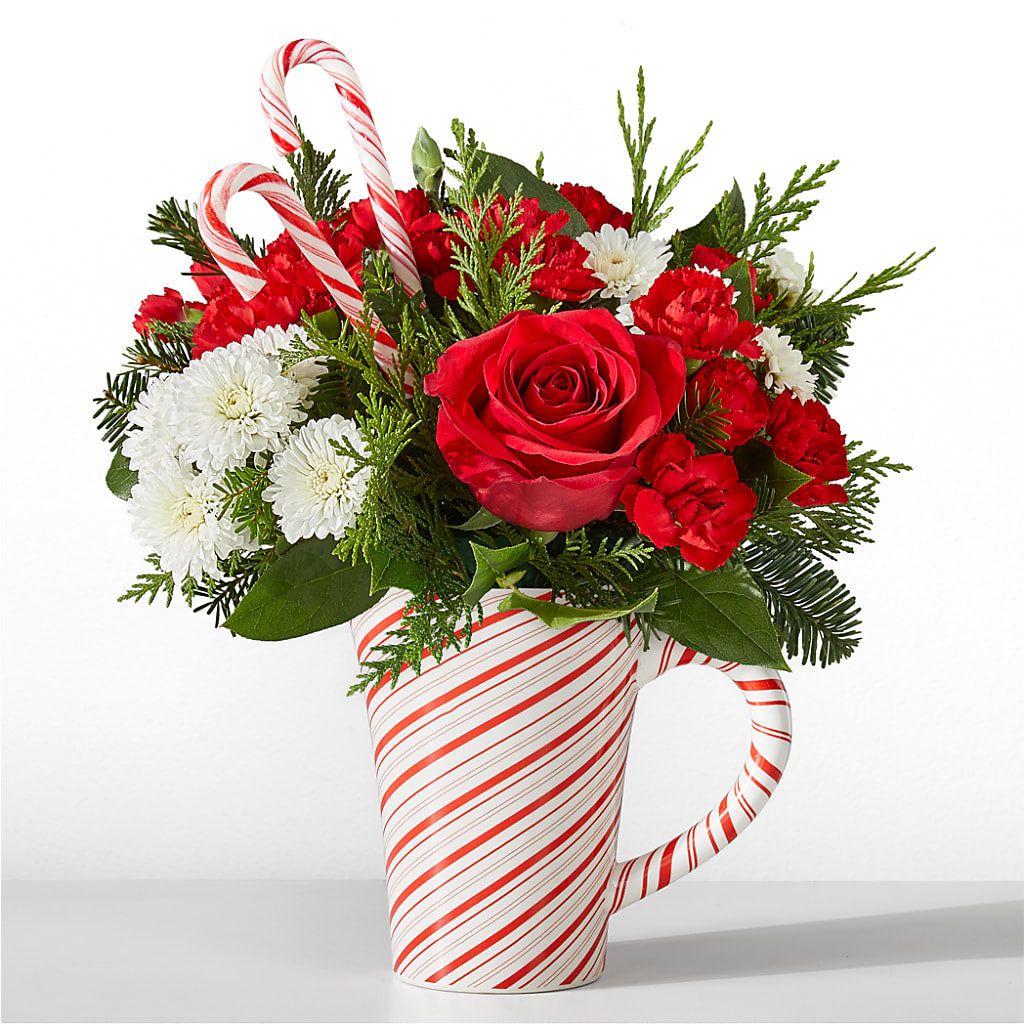 Peppermint Swirl Mug – PIERSON'S FLOWER SHOP & GREENHOUSES INC, Cedar Rapids IA