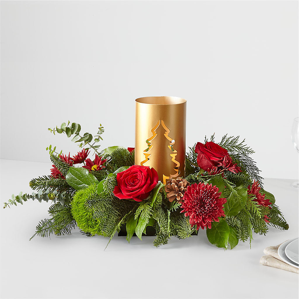 Toast the Season Centerpiece – PIERSON'S FLOWER SHOP & GREENHOUSES INC, Cedar Rapids IA