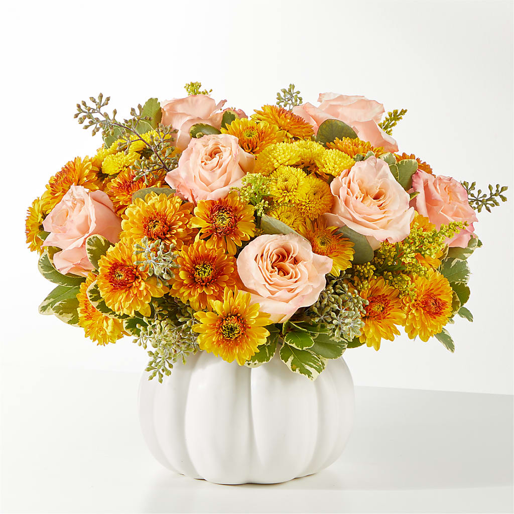 Peachy Pumpkin – PIERSON'S FLOWER SHOP & GREENHOUSES INC, Cedar Rapids IA