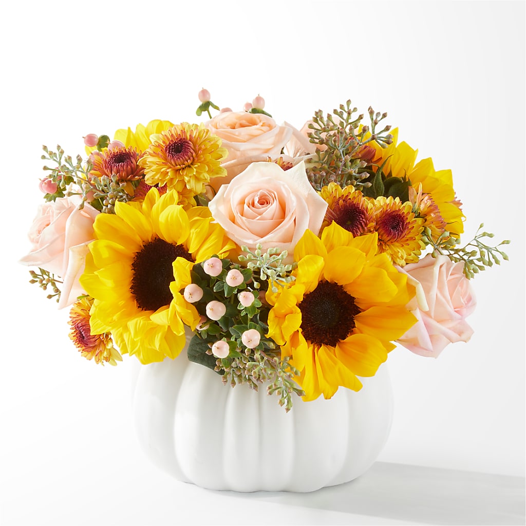 Pumpkin to Talk About Bouquet – PIERSON'S FLOWER SHOP & GREENHOUSES INC, Cedar Rapids IA