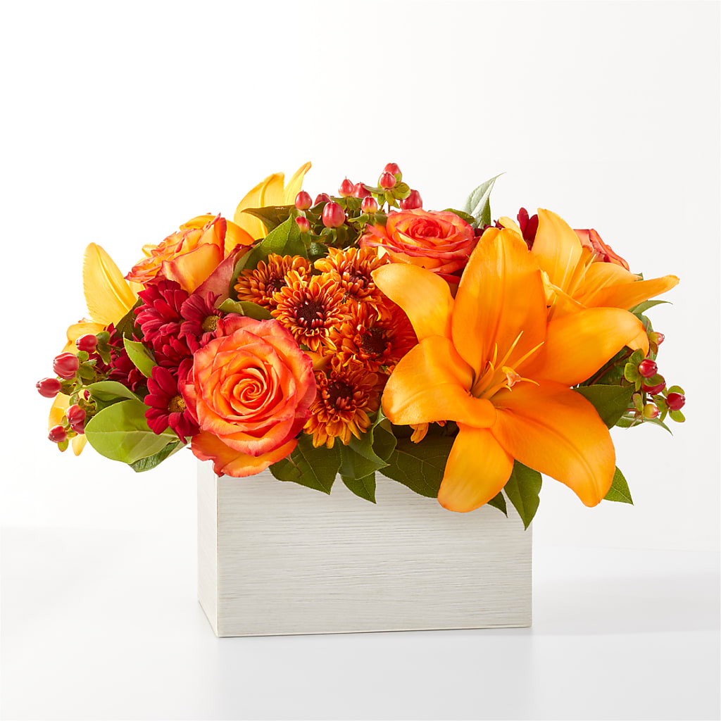 Backyard Bonfire Bouquet – PIERSON'S FLOWER SHOP & GREENHOUSES INC, Cedar Rapids IA