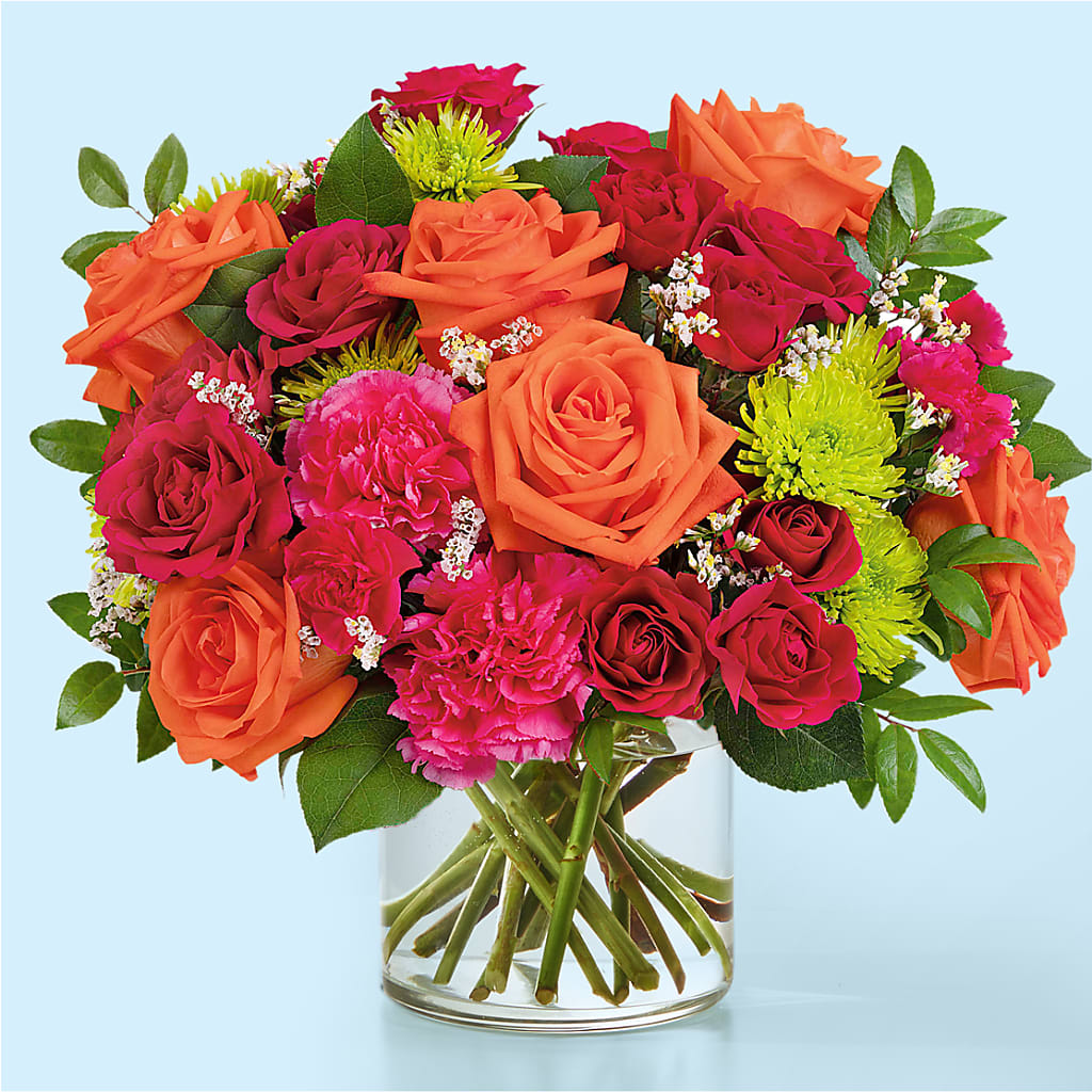 Colorful Carnival Bouquet – PIERSON'S FLOWER SHOP & GREENHOUSES INC, Cedar Rapids IA