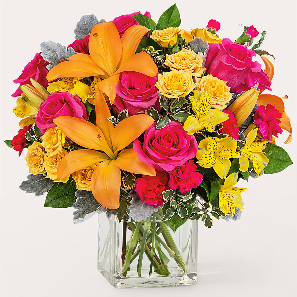 To the Tropics Bouquet – PIERSON'S FLOWER SHOP & GREENHOUSES INC, Cedar Rapids IA