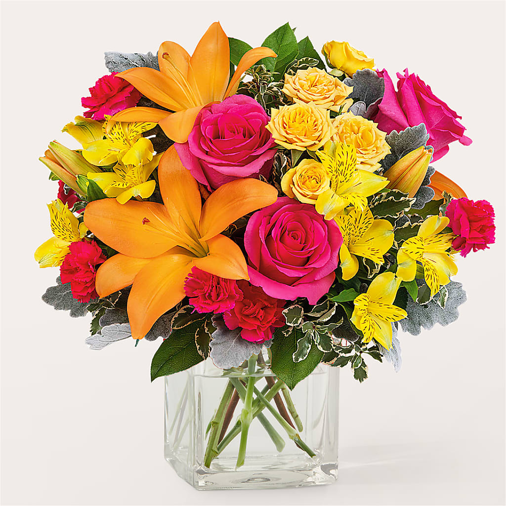 To the Tropics Bouquet – PIERSON'S FLOWER SHOP & GREENHOUSES INC, Cedar Rapids IA