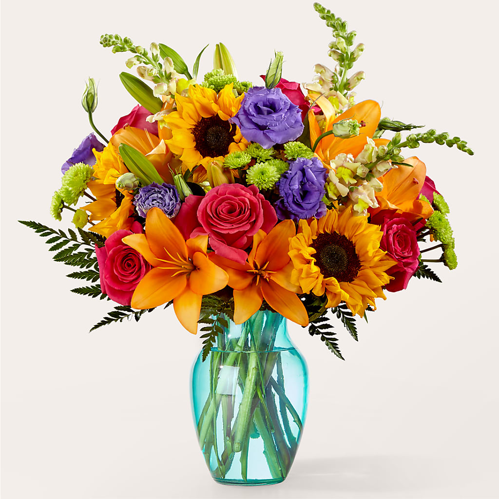 Double Rainbow Bouquet – PIERSON'S FLOWER SHOP & GREENHOUSES INC, Cedar Rapids IA
