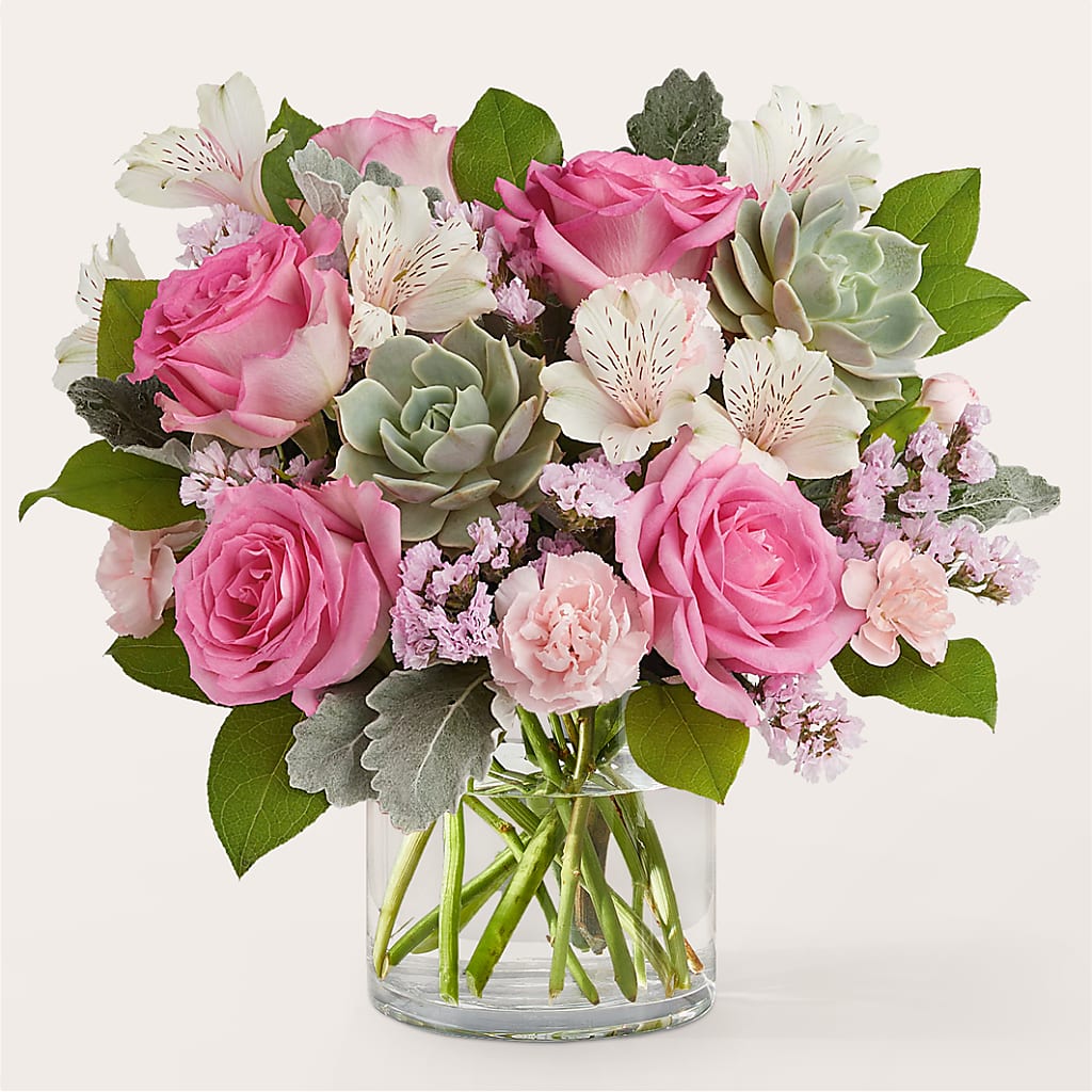 Dusty Rose Bouquet – PIERSON'S FLOWER SHOP & GREENHOUSES INC, Cedar Rapids IA