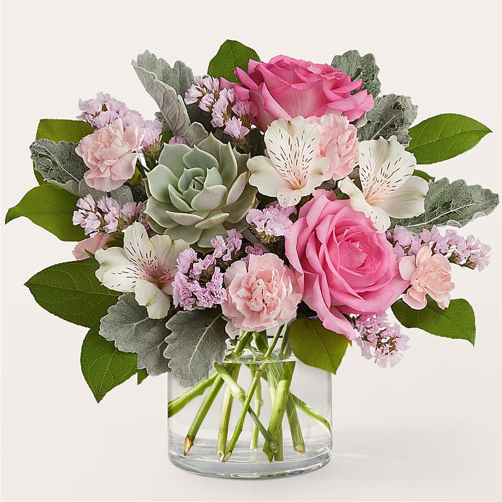 Dusty Rose Bouquet – PIERSON'S FLOWER SHOP & GREENHOUSES INC, Cedar Rapids IA