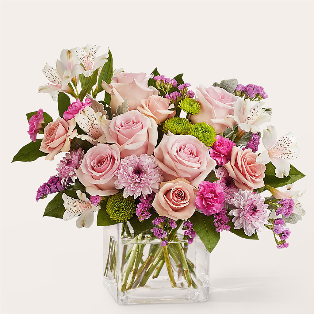 Pink Suede Bouquet – PIERSON'S FLOWER SHOP & GREENHOUSES INC, Cedar Rapids IA