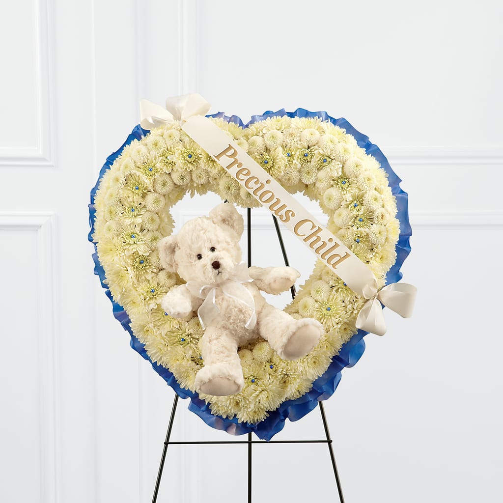 Precious Child Standing Heart – PIERSON'S FLOWER SHOP & GREENHOUSES INC, Cedar Rapids IA