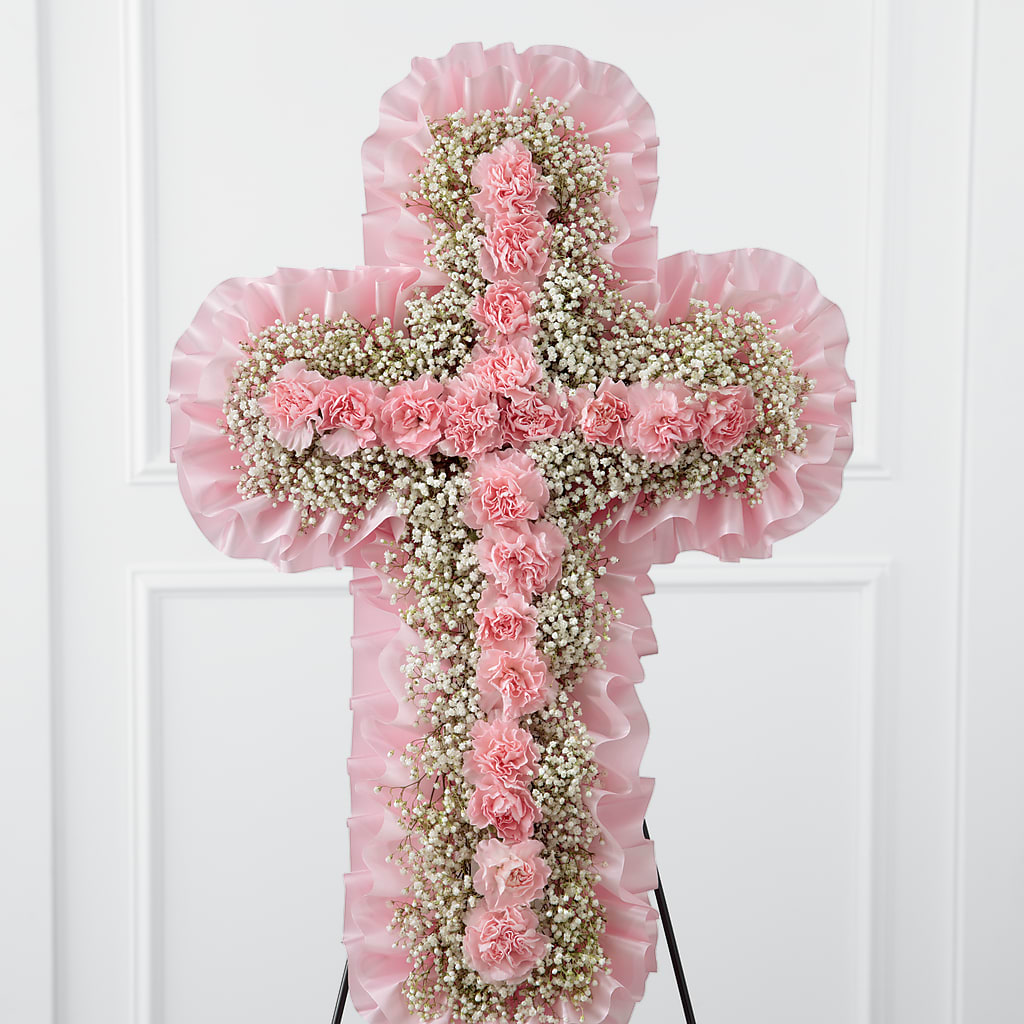 Angel's Cross Easel – PIERSON'S FLOWER SHOP & GREENHOUSES INC, Cedar Rapids IA