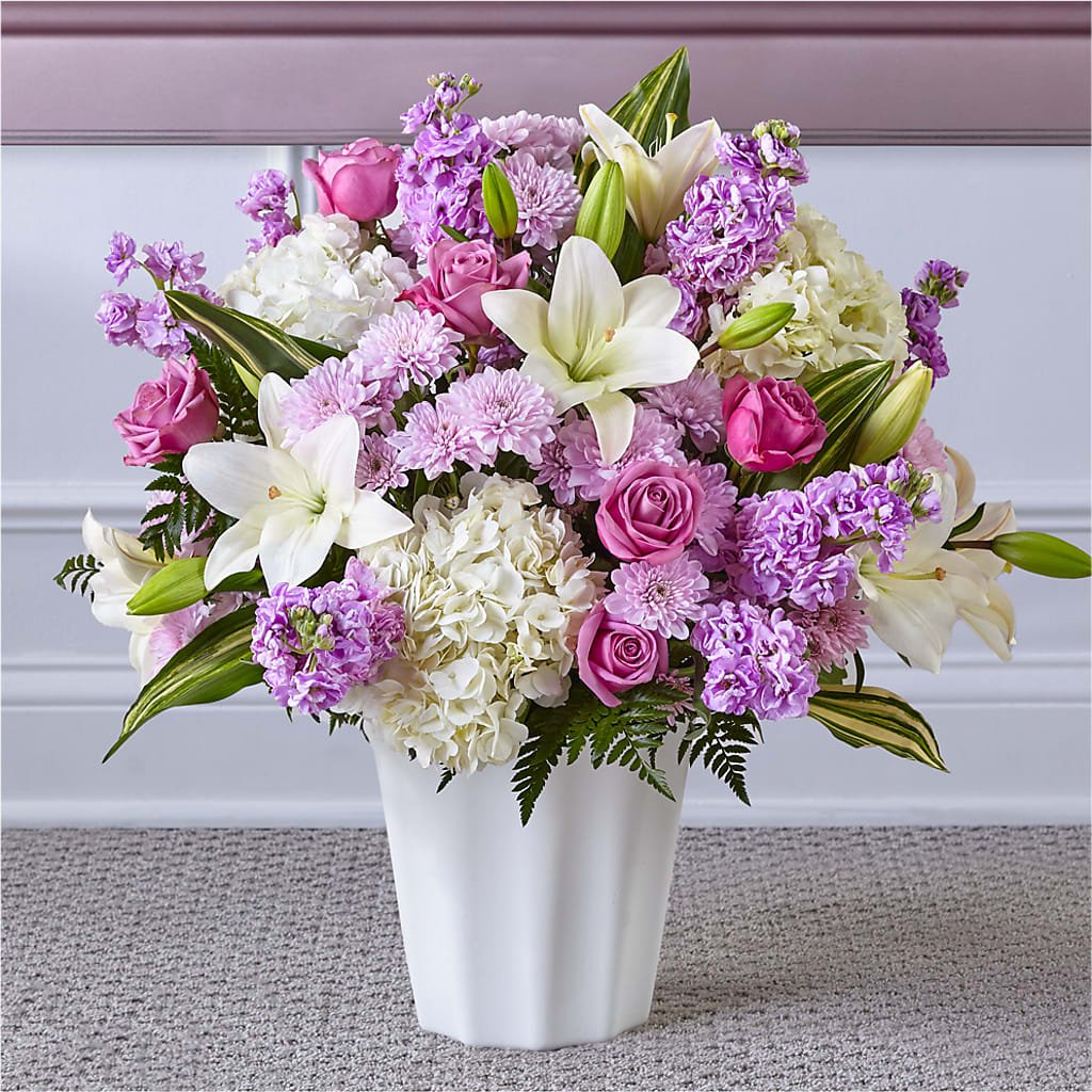 Heaven Sent Floor Basket – PIERSON'S FLOWER SHOP & GREENHOUSES INC, Cedar Rapids IA