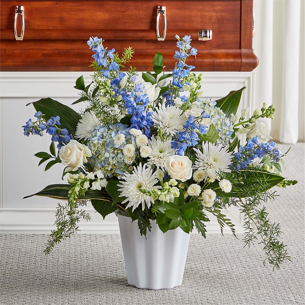 Everlasting Memories Floor Basket – PIERSON'S FLOWER SHOP & GREENHOUSES INC, Cedar Rapids IA
