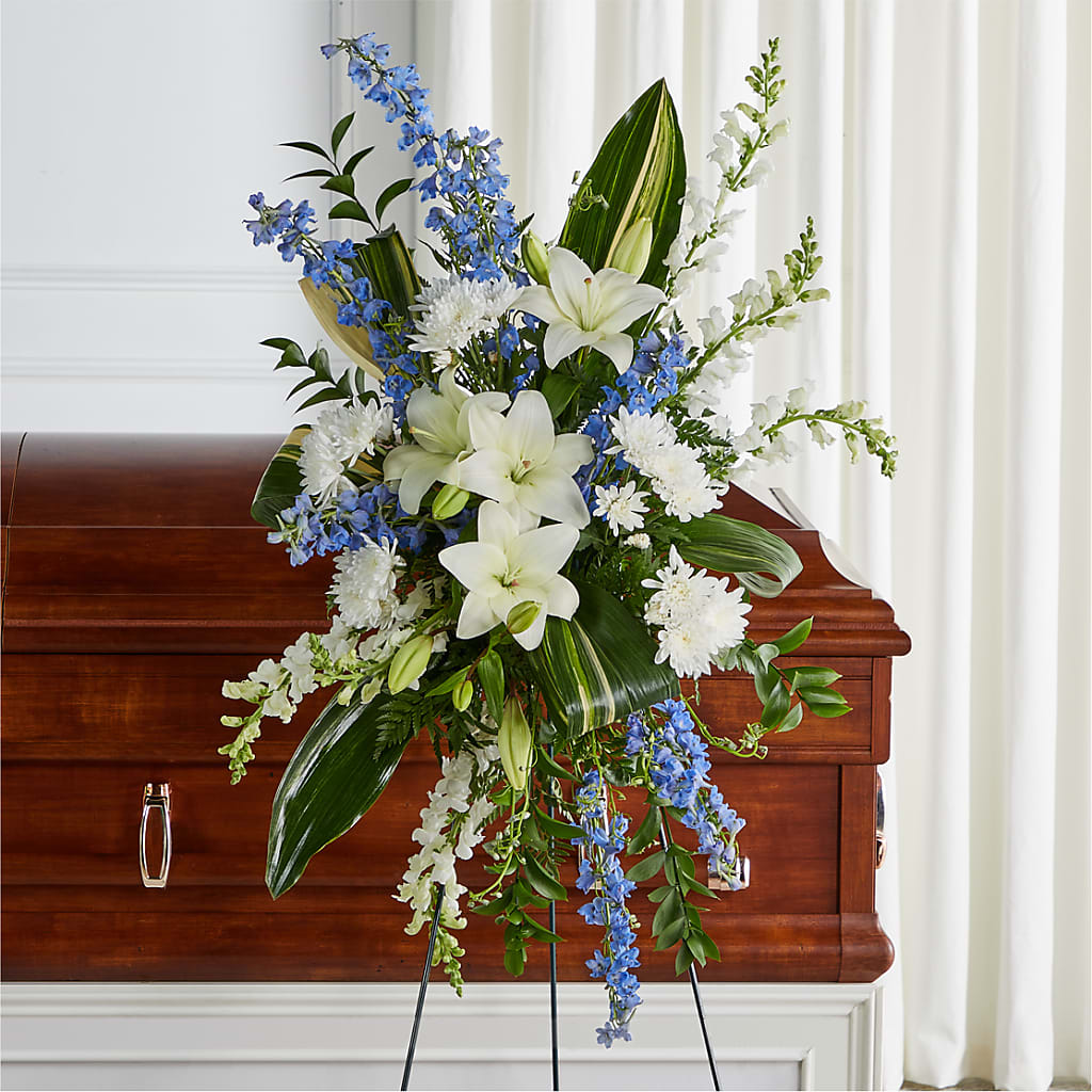 Eternal Impressions Standing Spray – PIERSON'S FLOWER SHOP & GREENHOUSES INC, Cedar Rapids IA