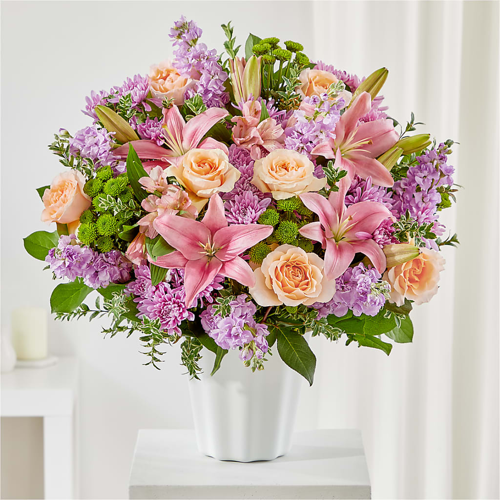 Supportive Embrace Tabletop Basket – PIERSON'S FLOWER SHOP & GREENHOUSES INC, Cedar Rapids IA