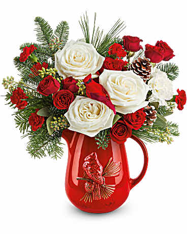 TEL Scarlet Cardinal – PIERSON'S FLOWER SHOP & GREENHOUSES INC, Cedar Rapids IA
