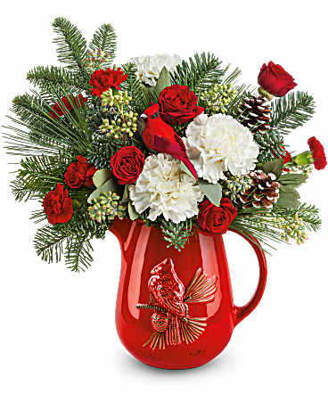 TEL Scarlet Cardinal – PIERSON'S FLOWER SHOP & GREENHOUSES INC, Cedar Rapids IA