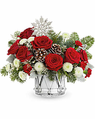 TEL Little Drummer Joy – PIERSON'S FLOWER SHOP & GREENHOUSES INC, Cedar Rapids IA