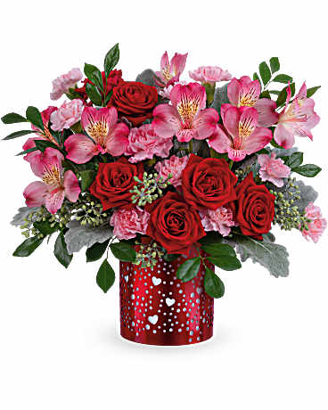 TEL Love Pop – PIERSON'S FLOWER SHOP & GREENHOUSES INC, Cedar Rapids IA