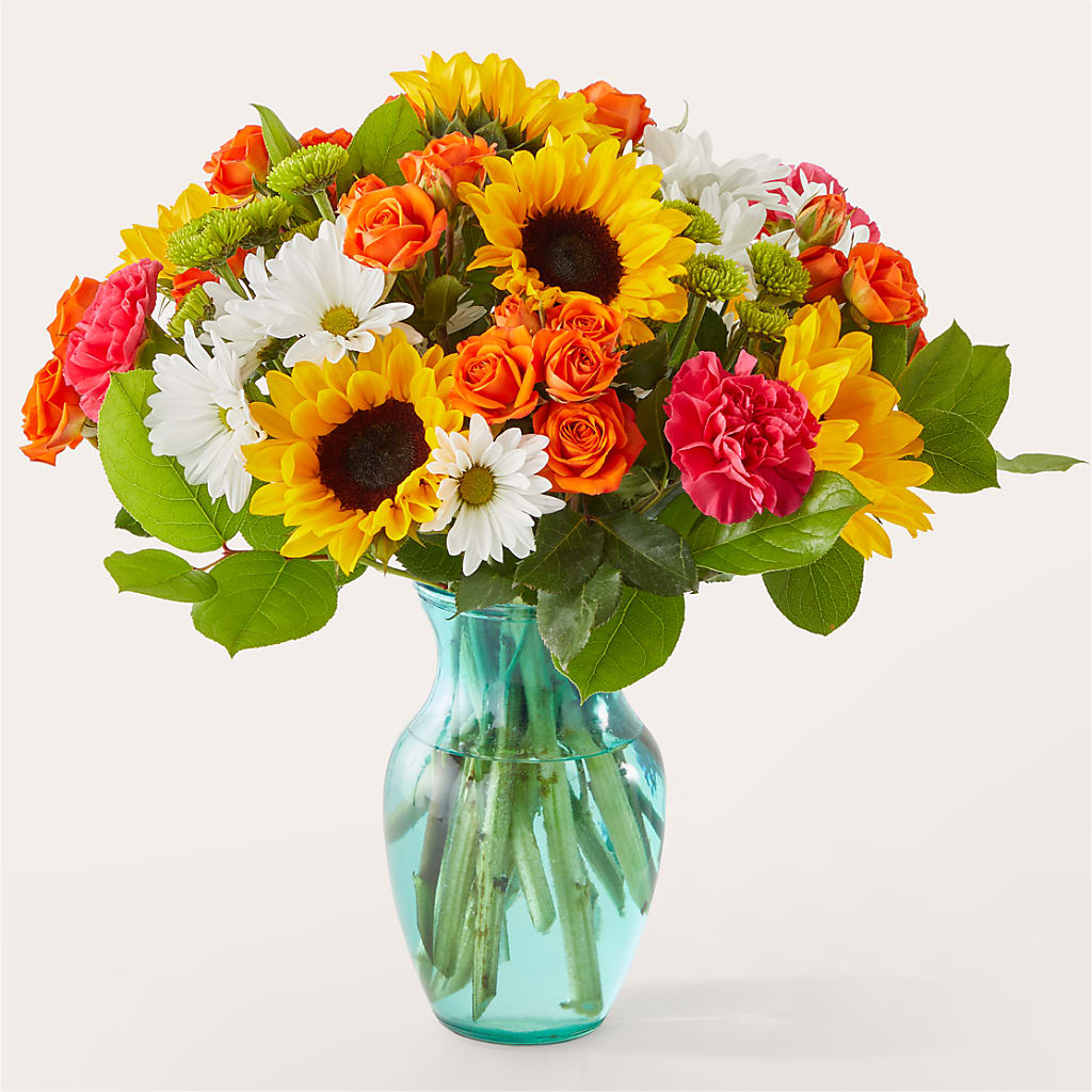 Sun-drenched Blooms Bouquet – PIERSON'S FLOWER SHOP & GREENHOUSES INC, Cedar Rapids IA