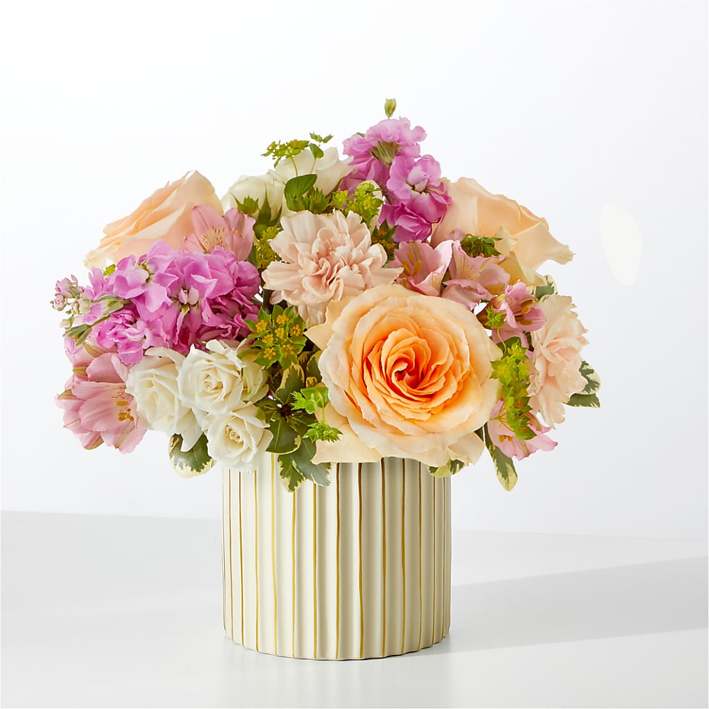 Paradise Bouquet with Ivory Vase – PIERSON'S FLOWER SHOP & GREENHOUSES INC, Cedar Rapids IA