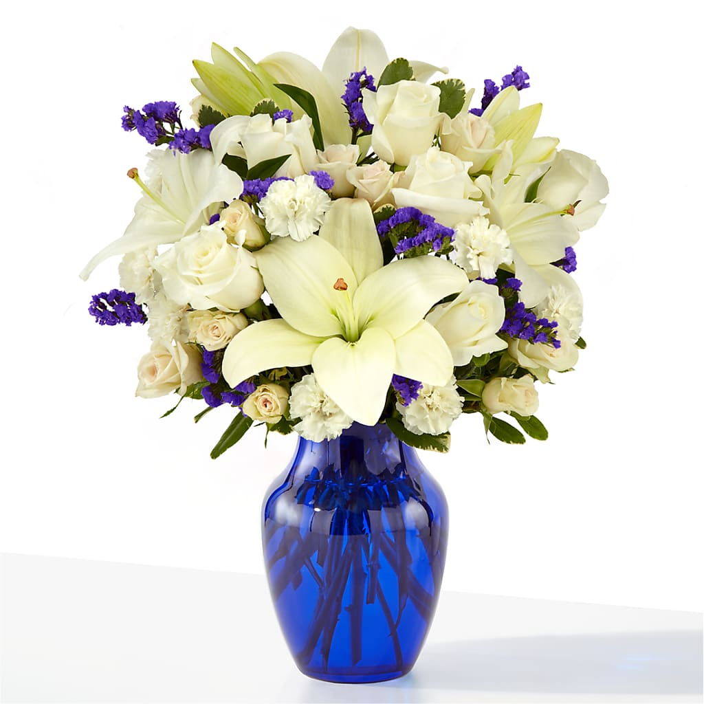 Sapphire Rush Bouquet – PIERSON'S FLOWER SHOP & GREENHOUSES INC, Cedar Rapids IA