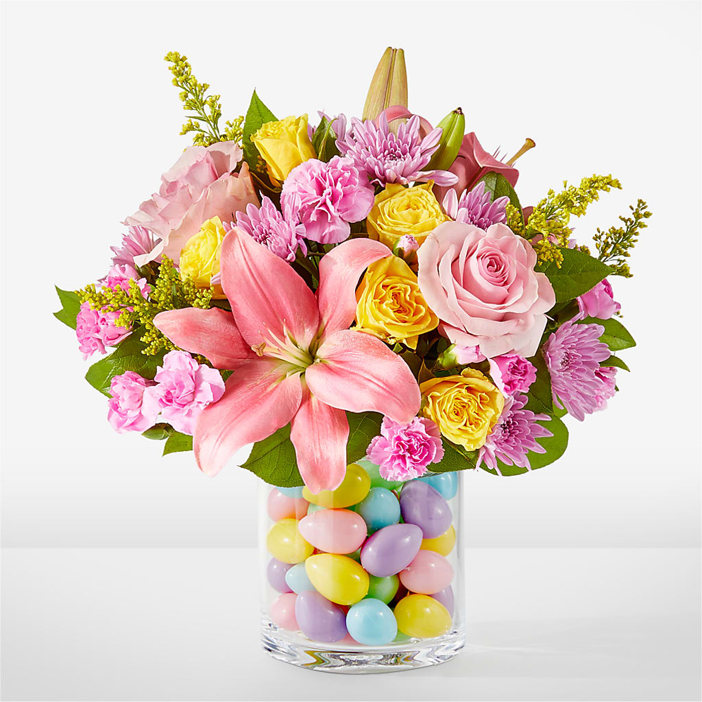Easter Egg Hunt Bouquet – PIERSON'S FLOWER SHOP & GREENHOUSES INC, Cedar Rapids IA