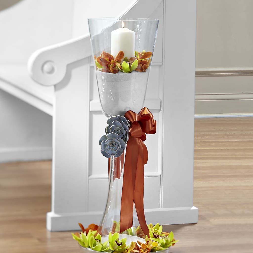 Matrimony Pew Decor – PIERSON'S FLOWER SHOP & GREENHOUSES INC, Cedar Rapids IA