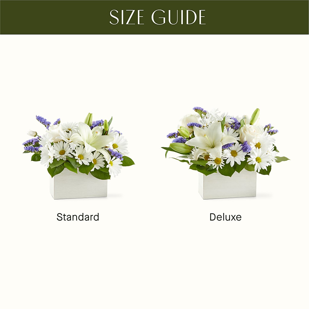 Beyond Blue Box Bouquet – PIERSON'S FLOWER SHOP & GREENHOUSES INC, Cedar Rapids IA