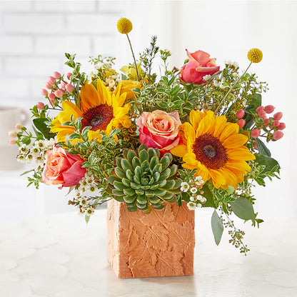 Sunflower Season Bouquet – PIERSON'S FLOWER SHOP & GREENHOUSES INC, Cedar Rapids IA