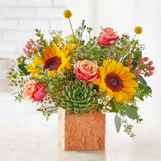 Sunflower Season Bouquet – PIERSON'S FLOWER SHOP & GREENHOUSES INC, Cedar Rapids IA