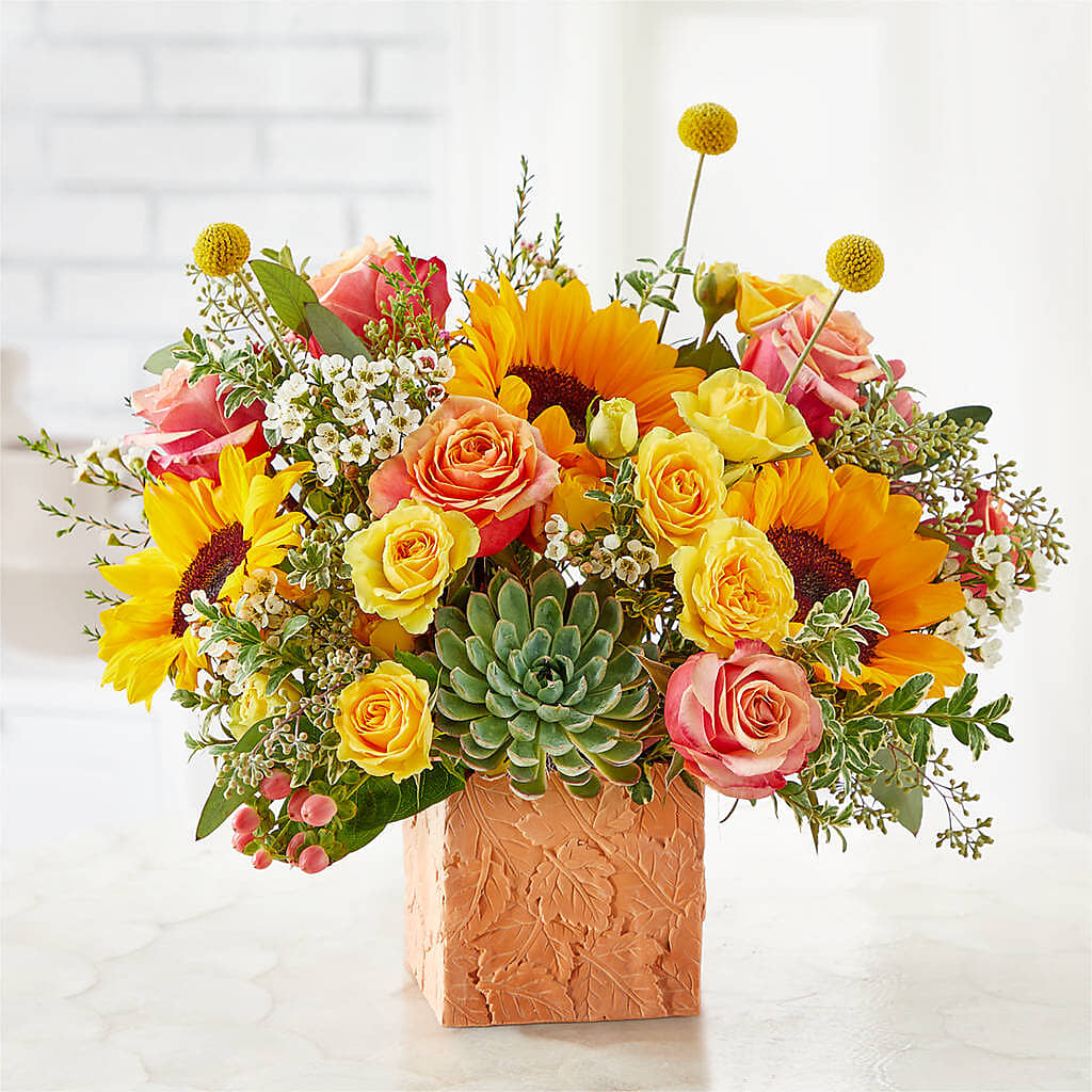 Sunflower Season Bouquet – PIERSON'S FLOWER SHOP & GREENHOUSES INC, Cedar Rapids IA