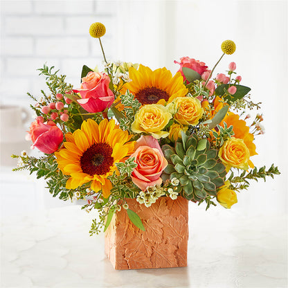 Sunflower Season Bouquet – PIERSON'S FLOWER SHOP & GREENHOUSES INC, Cedar Rapids IA