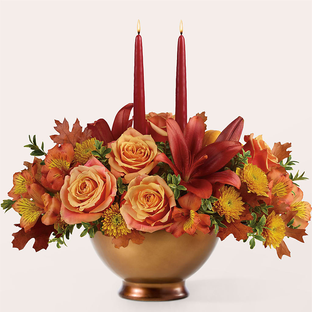 Harvest Table Centerpiece – PIERSON'S FLOWER SHOP & GREENHOUSES INC, Cedar Rapids IA