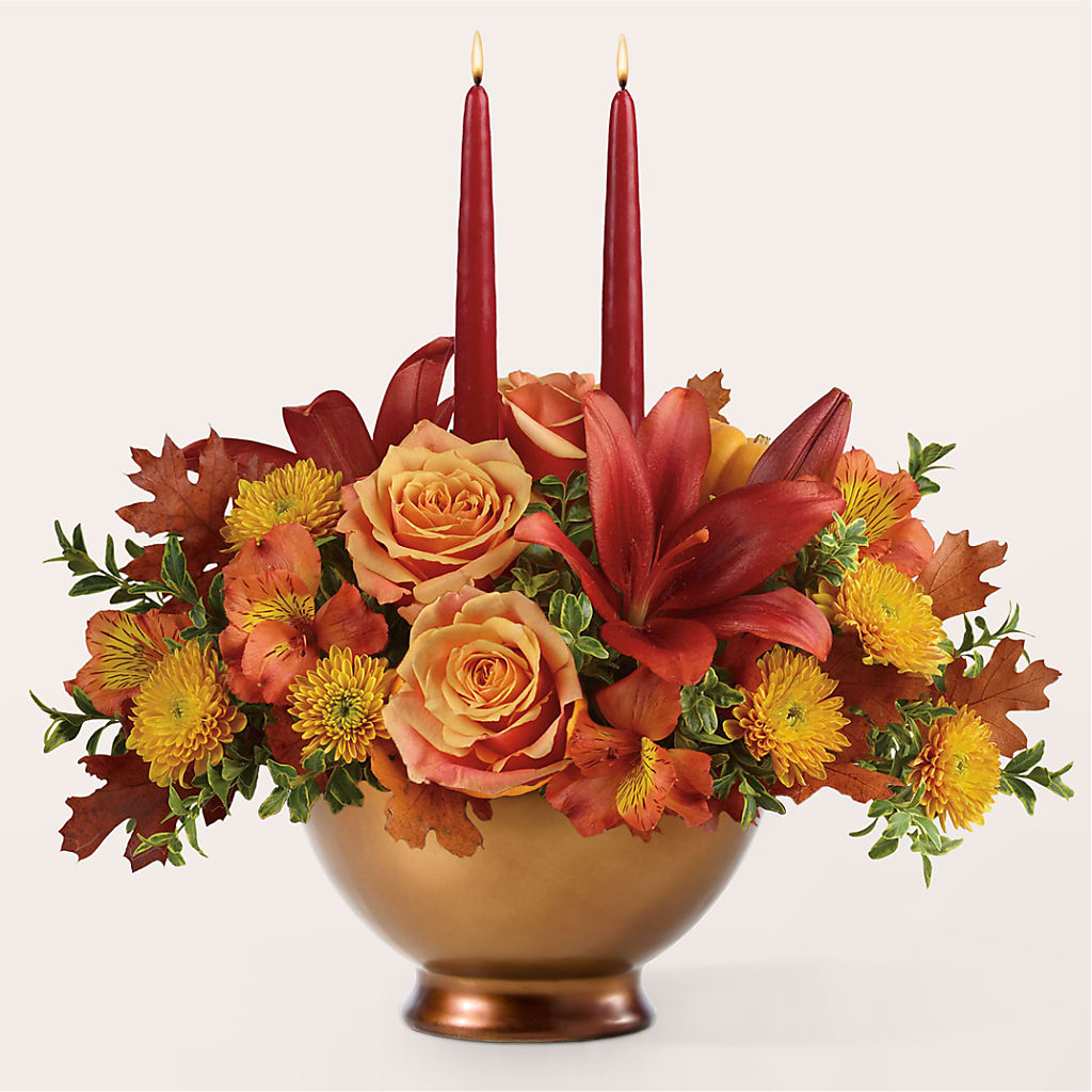 Harvest Table Centerpiece – PIERSON'S FLOWER SHOP & GREENHOUSES INC, Cedar Rapids IA