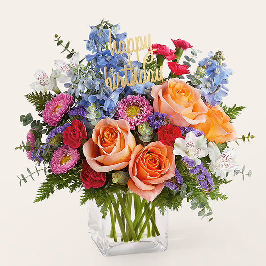 Birthday Bash Bouquet – PIERSON'S FLOWER SHOP & GREENHOUSES INC, Cedar Rapids IA