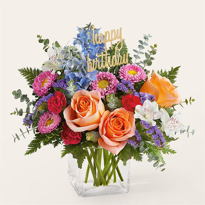 Birthday Bash Bouquet – PIERSON'S FLOWER SHOP & GREENHOUSES INC, Cedar Rapids IA