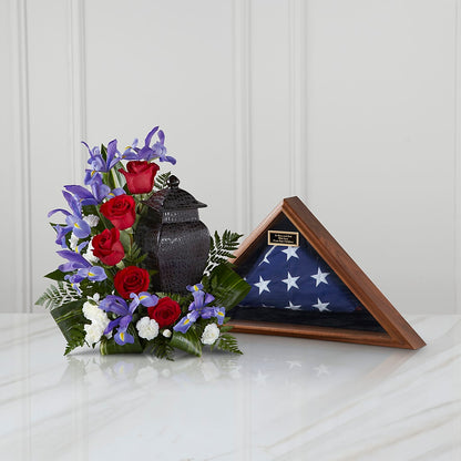 Patriotic Tribute Arrangement – PIERSON'S FLOWER SHOP & GREENHOUSES INC, Cedar Rapids IA