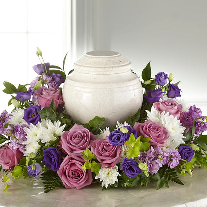 Blooming Sympathy Cremation Adornment – PIERSON'S FLOWER SHOP & GREENHOUSES INC, Cedar Rapids IA