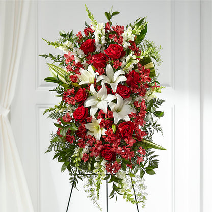 Everlasting Memory Standing Spray – PIERSON'S FLOWER SHOP & GREENHOUSES INC, Cedar Rapids IA