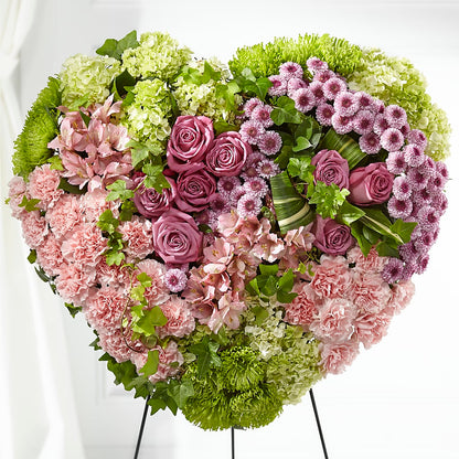 Heartwarming Standing Heart – PIERSON'S FLOWER SHOP & GREENHOUSES INC, Cedar Rapids IA