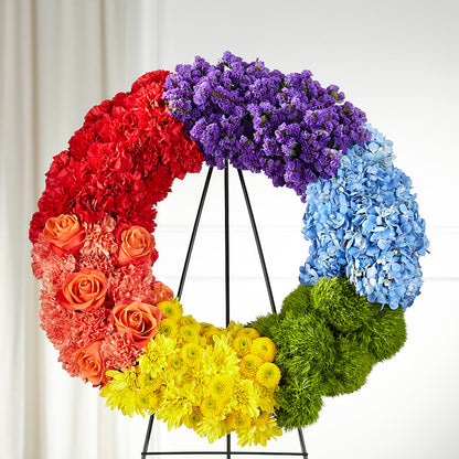 Circle of Love Wreath – PIERSON'S FLOWER SHOP & GREENHOUSES INC, Cedar Rapids IA