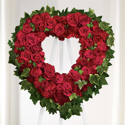 Wholehearted Standing Spray – PIERSON'S FLOWER SHOP & GREENHOUSES INC, Cedar Rapids IA