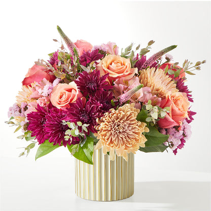 Berry Cobbler Bouquet with Ivory Vase – PIERSON'S FLOWER SHOP & GREENHOUSES INC, Cedar Rapids IA