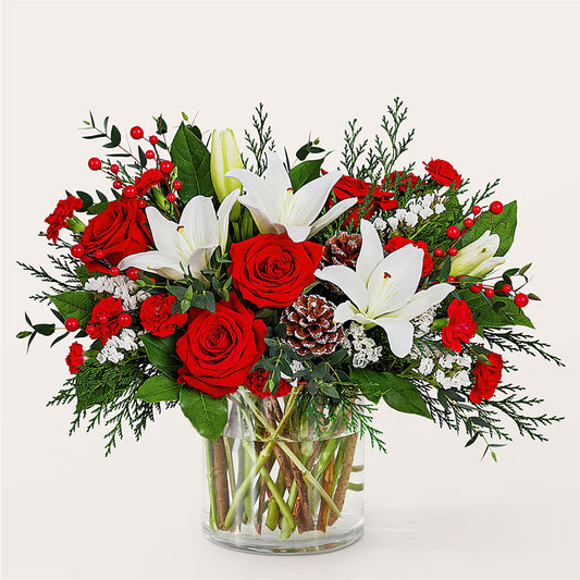 Best in Snow Bouquet – PIERSON'S FLOWER SHOP & GREENHOUSES INC, Cedar Rapids IA