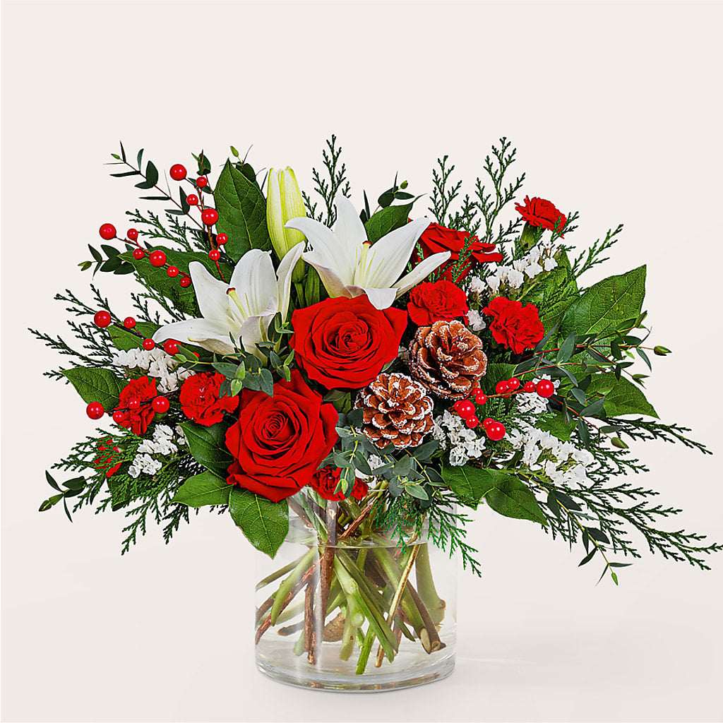 Best in Snow Bouquet – PIERSON'S FLOWER SHOP & GREENHOUSES INC, Cedar Rapids IA